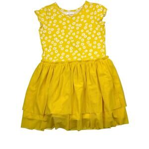 Hanna Andersson Yellow Daisies Tulle Dress